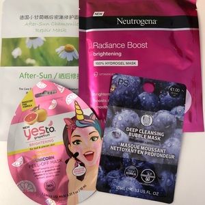 4 Sheet Mask Bundle